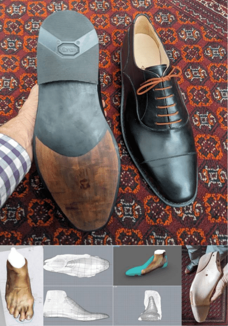 3D technologies in fitting footwear