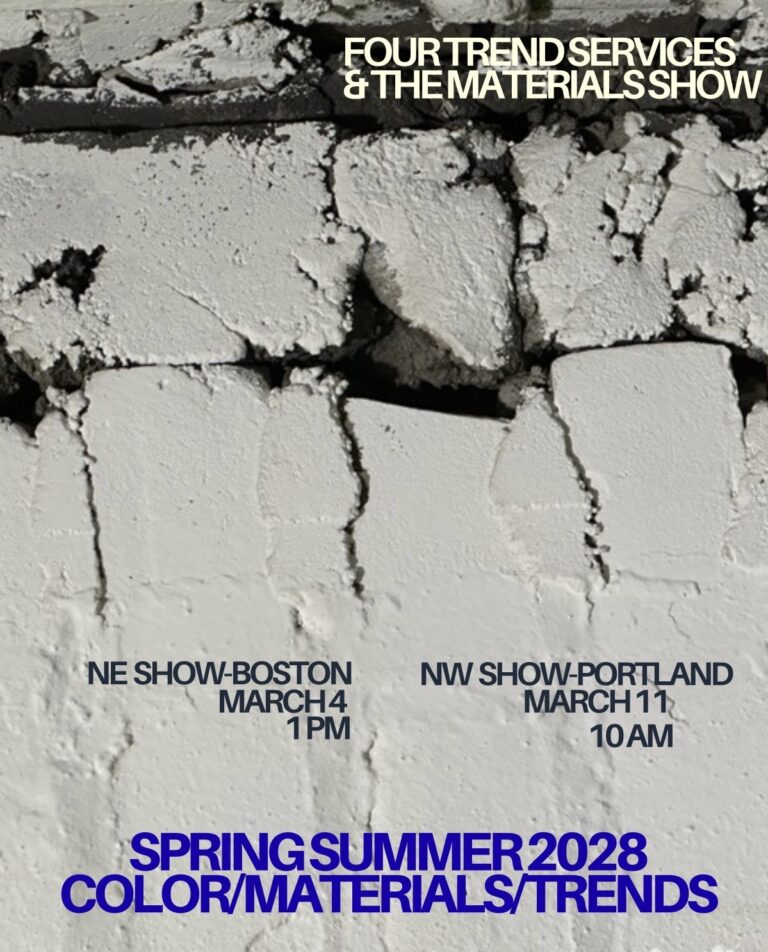SPRING SUMMER2028 COLOR/MATERIALS/TRENDS - The Materials Show